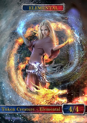 Elemental Red Blue #1
